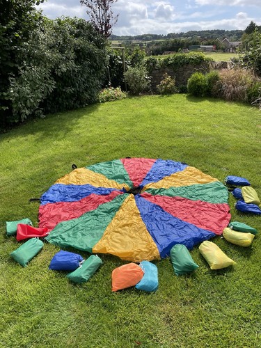 Kids rainbow play parachute - kids,