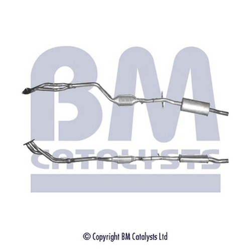 Catalytic converter fit kit - converter, +