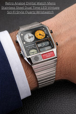 Men's Retro Analog Digital