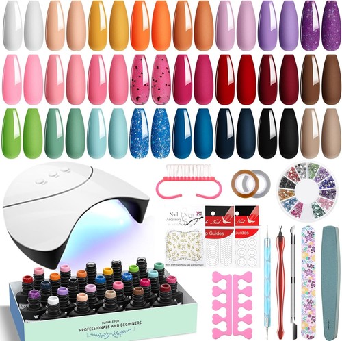 Gel nail polish - gel, set
