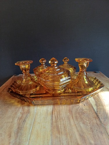 Vintage art deco amber - art,