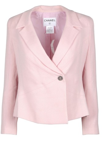 Chanel pink 2000 wool blazer - wool,