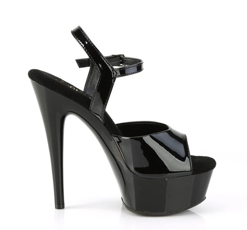 Black patent platform - black,