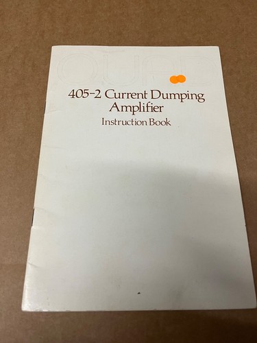 Quad 405 current dumping - 405-2,