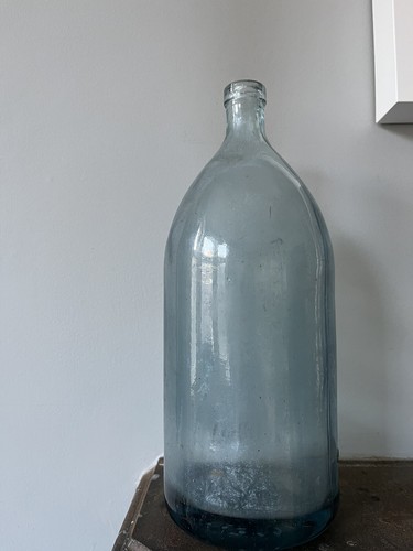 Vintage blue grey - glass, soda