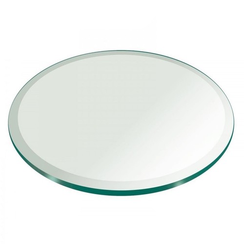 Clear inch thick round - clear, 1/2"