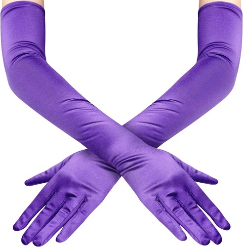 Long opera gloves - long,