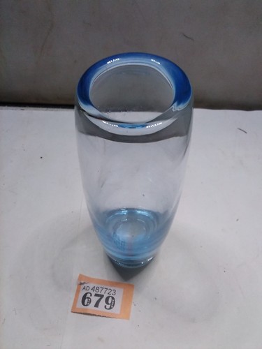 Blue glass vase holmegaard - blue,