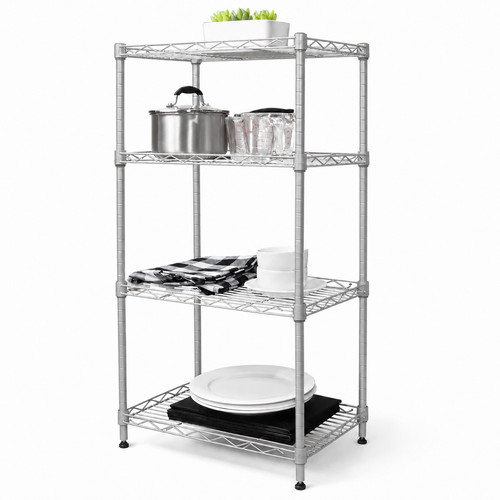 Metal shelving unit - shelving, 4-tier