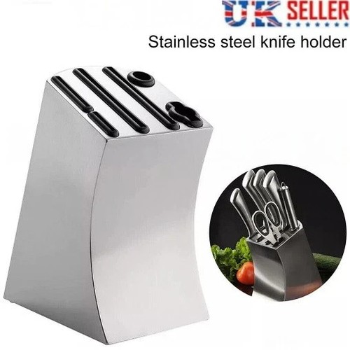 Stainless steel knife holder - stainless,
