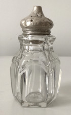 Antique Glass Salt Shaker with