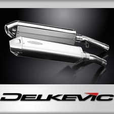 Yamaha FJ1100 FJ1200 1984-1987 420mm Tri-Oval Stainless Exhaust Silencer Can Kit