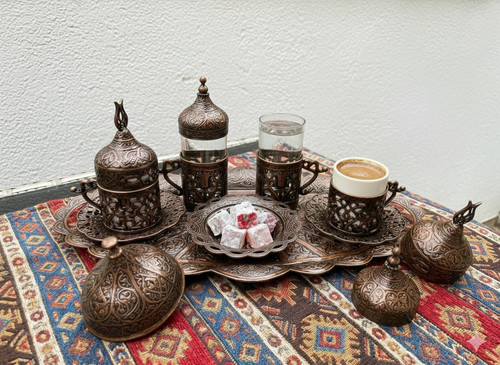 Turkish coffee water - coffee, mix