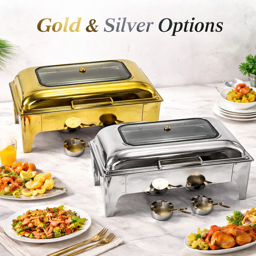 Rectangular stainless steel - 9l,
