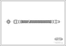 REAR BRAKE HOSE FITS