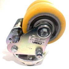 CROWN FORKLIFT PALLET JACK DOUBLE DUAL CASTER WHEEL 847350-640-12-3 41-2024