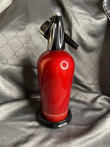 Vintage sparklets syphon red - vintage,