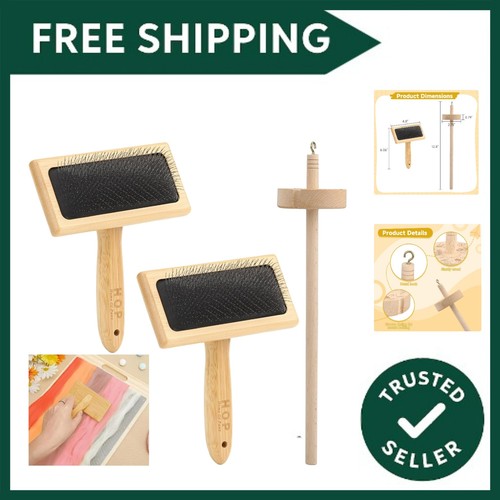 Wool carders hand carding set - wool,
