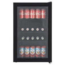 Cookology Under Counter Drinks Fridge 47cm Beer Cooler 80 Cans - Black CBC70BK