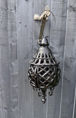 Vintage iron hanging pagoda - iron,