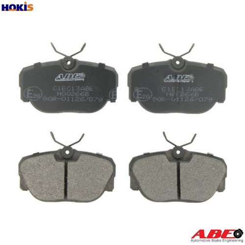Brake pad set disc - set,