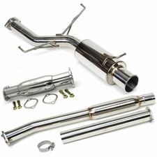 M2 MOTORSPORT FITS MITSUBISHI EVO 7 8 9 CAT BACK 3" EXHAUST SYSTEM  M2XY