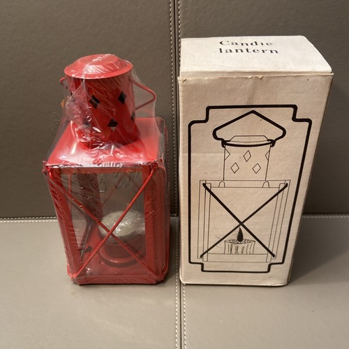 Red metal glass carriage - red,