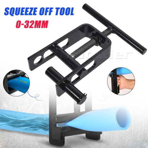 Manual squeeze off clamp tool - squeeze-off,