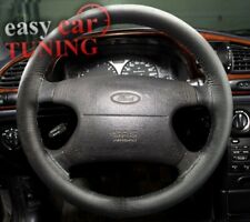 For Ford MONDEO MK2 1996-2000 Black Real Genuine Leather Steering Wheel Fits