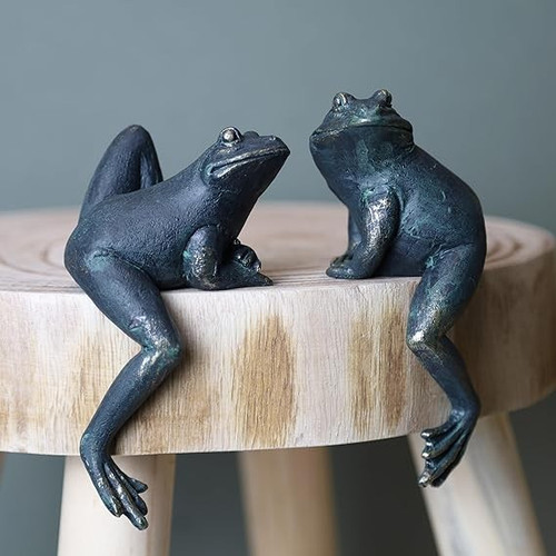 2pc climbing frogs shelf - 2pc,