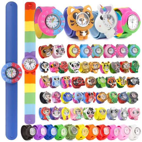 Wacky watches snap - on, slap