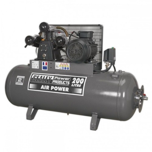Sealey 200l belt drive air - sealey,