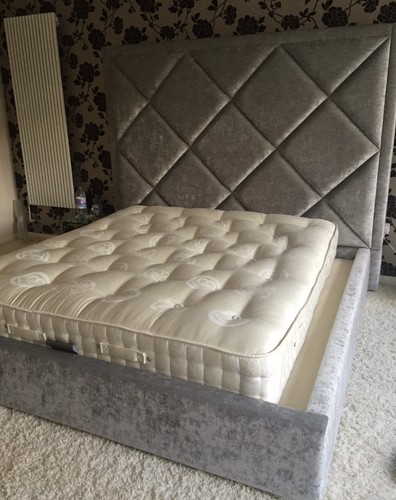 Emperor sized bed - emperor, grey