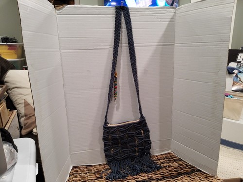 Lucky brand fringed macrame - lucky,