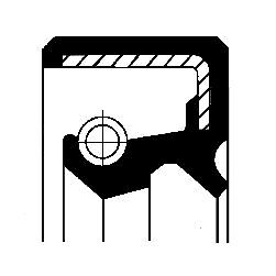 Crankshaft shaft seal - crankshaft, front