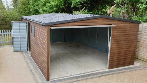 Metal garage 15x20ft workshop - metal,