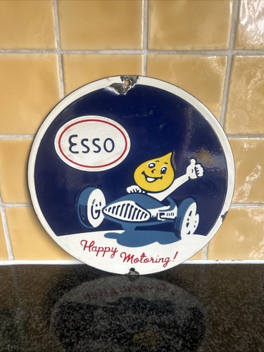 Esso happy motoring oil drip - happy,