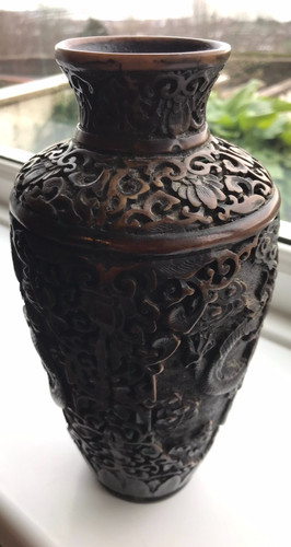 High relief chinese cinnabar - relief,