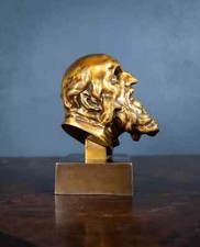 Baroque Style Bronze Head -