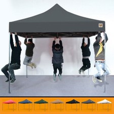 GORILLA GAZEBO ® Pop Up 3x3m Heavy Duty Waterproof Commercial Grade with Canopy 