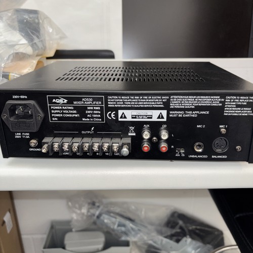 Ads public address mixer - ads,