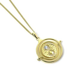Official Gold Plated Sterling Silver Harry Potter Time Turner Necklace