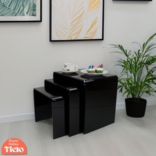 Black Acrylic Plastic Nest of