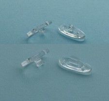 Premium Silicone Nose Pads for Glasses (Spectacles) - Screw/Push In - Two Shapes