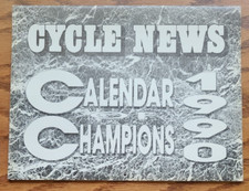 Vintage Cycle News Calendar Of