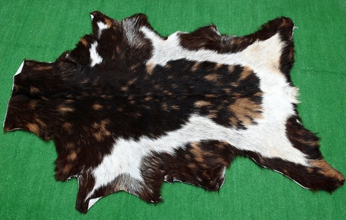 Luxury goat hide rug - goat,