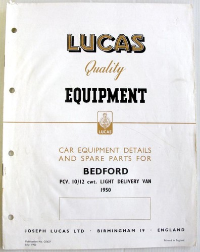 Lucas bedford pcv - bedford,