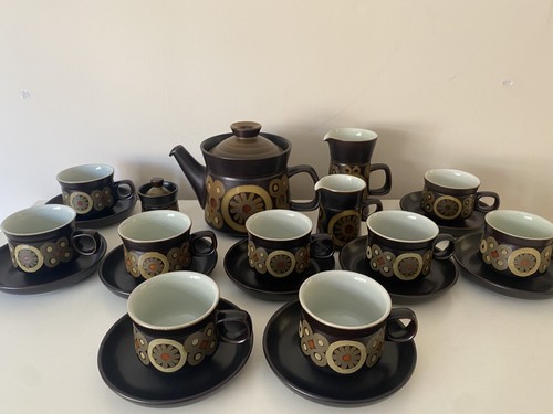 Denby vintage arabesque - vintage, coffee
