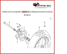 Suzuki GSX-R 1100 89-94, GSX-R 750 90-93 SZ-61415-22D00-000 Chain Log Nut