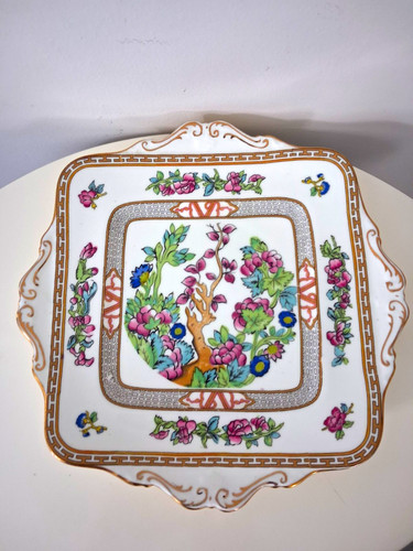 Antique indian tree square - tree,